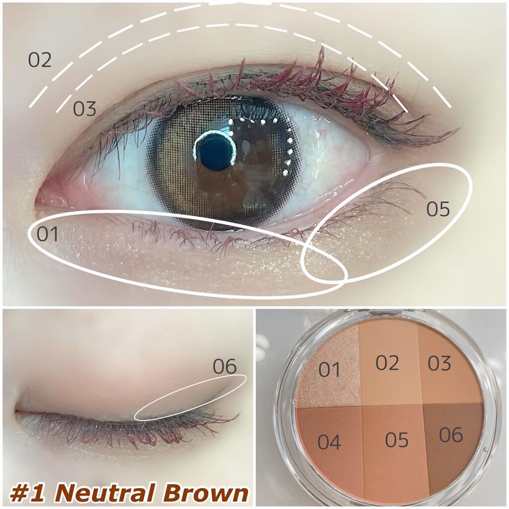 ARTICLASS BLENDING EYES/too cool for school/アイシャドウパレットを使ったクチコミ(3枚目)