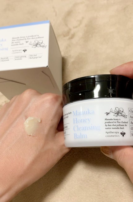 マヌカハニー クレンジングバーム/アピセラピーコスメティクス/クレンジングバームを使ったクチコミ(5枚目)