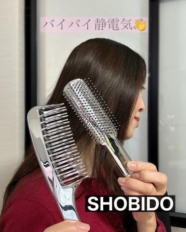 フラットヘア  ブラッシングブラシ/SHOBIDO/ヘアブラシを使ったクチコミ（1枚目）