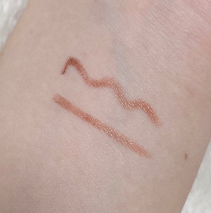 ジェルアイライナー 60 オレンジブラウン/CEZANNE/ジェルアイライナーを使ったクチコミ(3枚目)