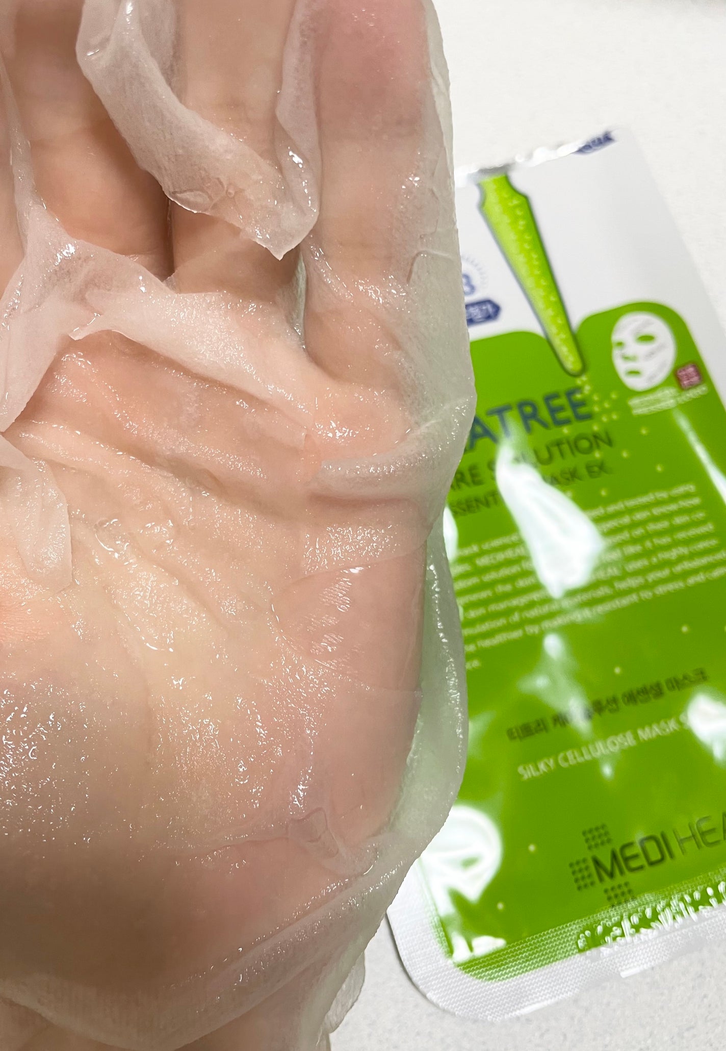 ティーツリーケア ソリューション エッセンシャルマスクEX/MEDIHEAL/シートマスク・パックを使ったクチコミ(2枚目)