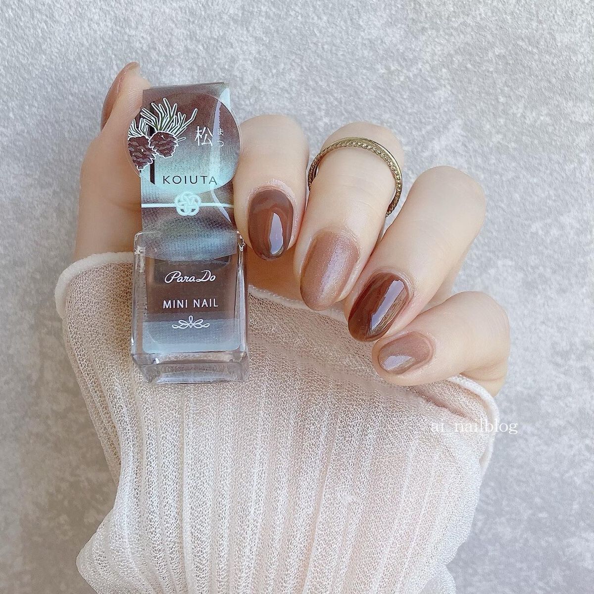 ミニネイル/パラドゥ/マニキュアを使ったクチコミ（1枚目）