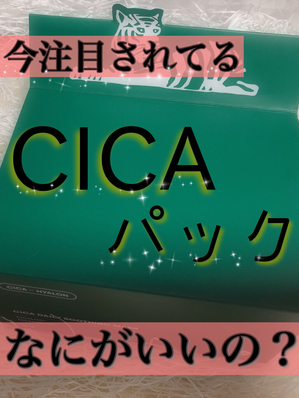 CICA デイリースージングマスク/VT/シートマスク・パックを使ったクチコミ（1枚目）