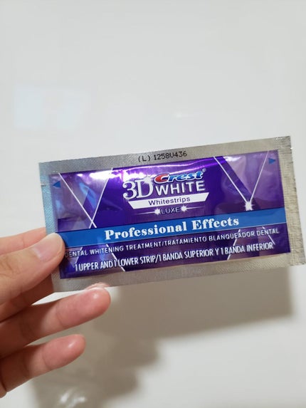 クレスト3Dホワイトニング ホワイトストリップ プロフェッショナル エフェクツ/クレスト/その他オーラルケアを使ったクチコミ(2枚目)