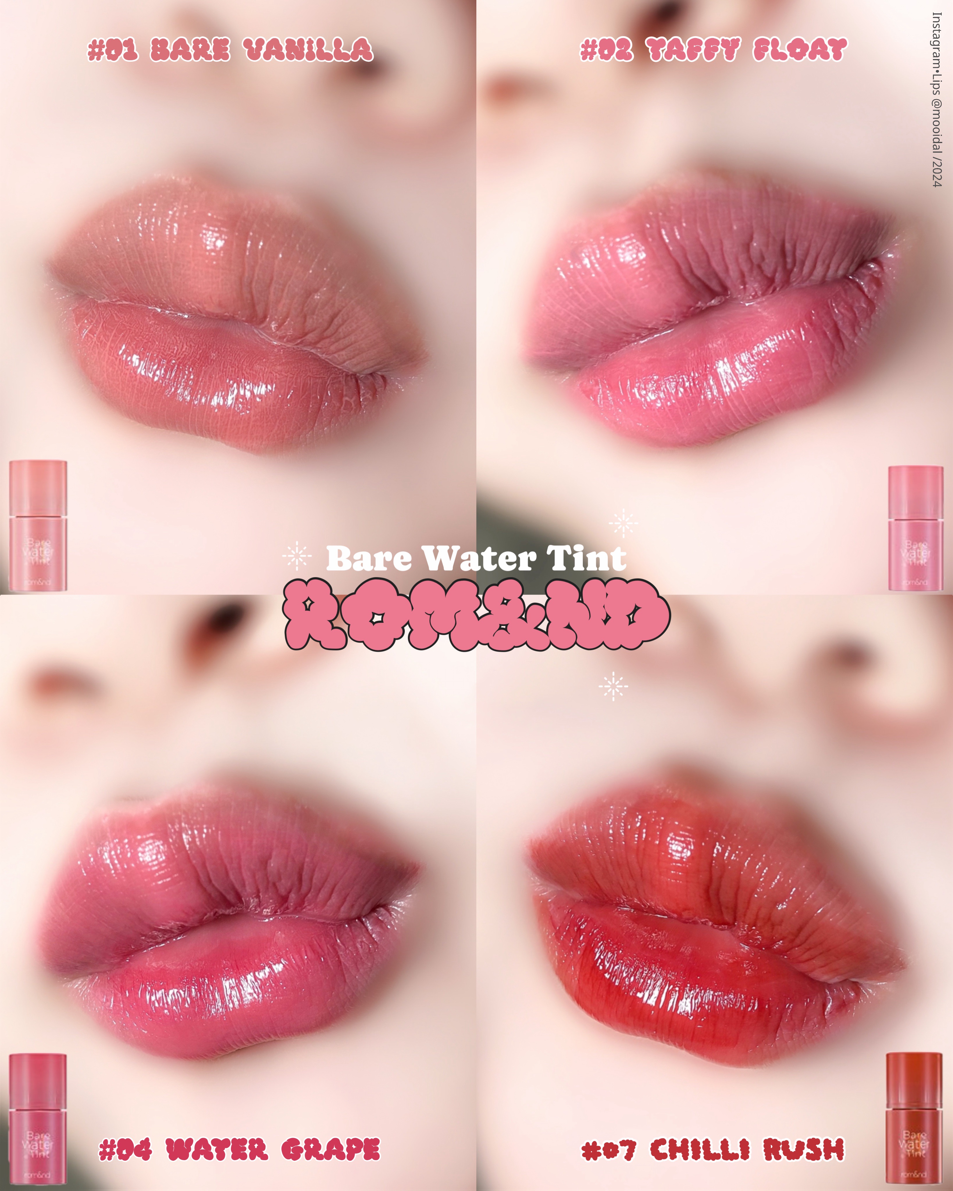 ベアムルティント/rom&nd/リップティントを使ったクチコミ（1枚目）