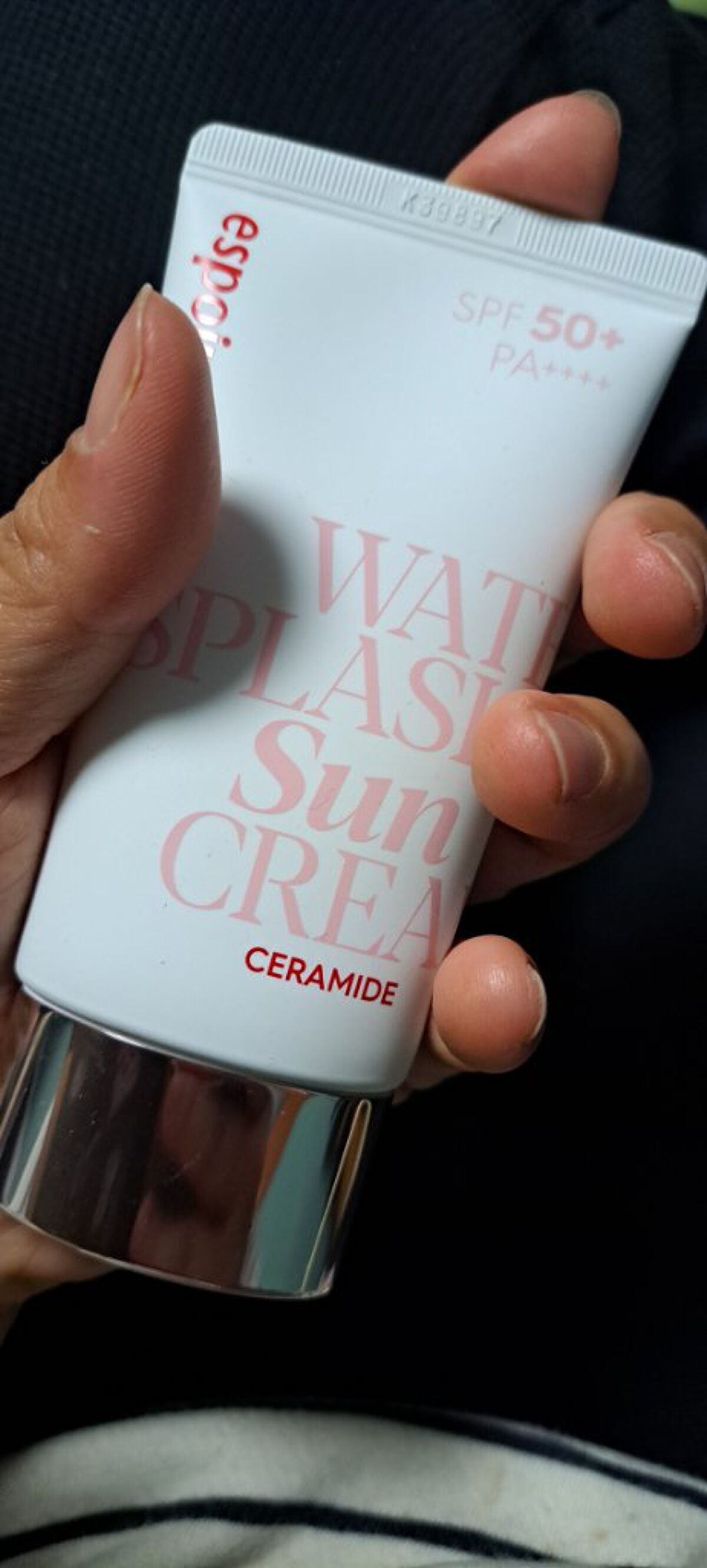 ウォータースプラッシュサンクリーム セラミド/espoir/日焼け止めクリームを使ったクチコミ(1枚目)