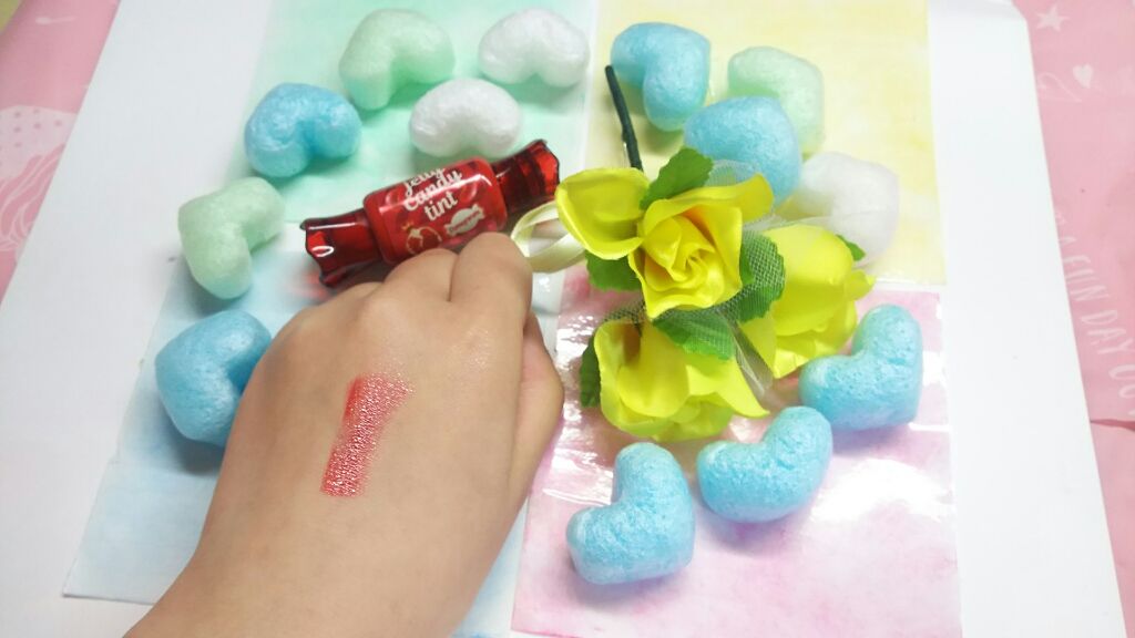 ジェリー キャンディー ティント/the SAEM/リップティントを使ったクチコミ(2枚目)