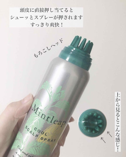 ミントリープ クール スカルプスプレー/ハウス オブ ローゼ/頭皮ローションを使ったクチコミ(2枚目)