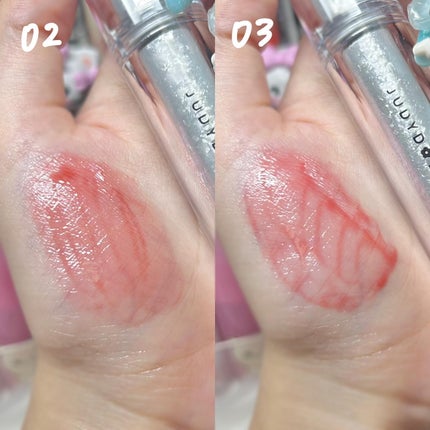 WATERY LIP GLOSS/JUDYDOLL/リップグロスを使ったクチコミ(5枚目)