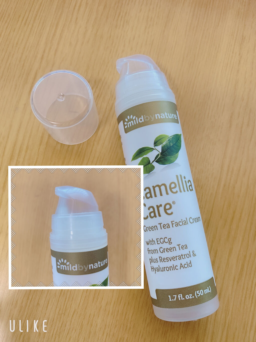 カメリア ケア グリーンティー フェイシャル クリーム/Madre Labs(海外)/フェイスクリームを使ったクチコミ（2枚目）