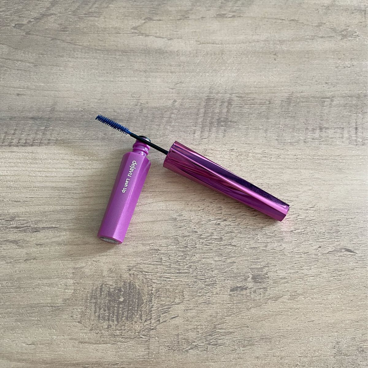 「塗るつけまつげ」自まつげ際立てタイプ クリアネイビー（PLAZA・MINiPLA・イミュECにて数量限定発売）/デジャヴュ/マスカラを使ったクチコミ（2枚目）