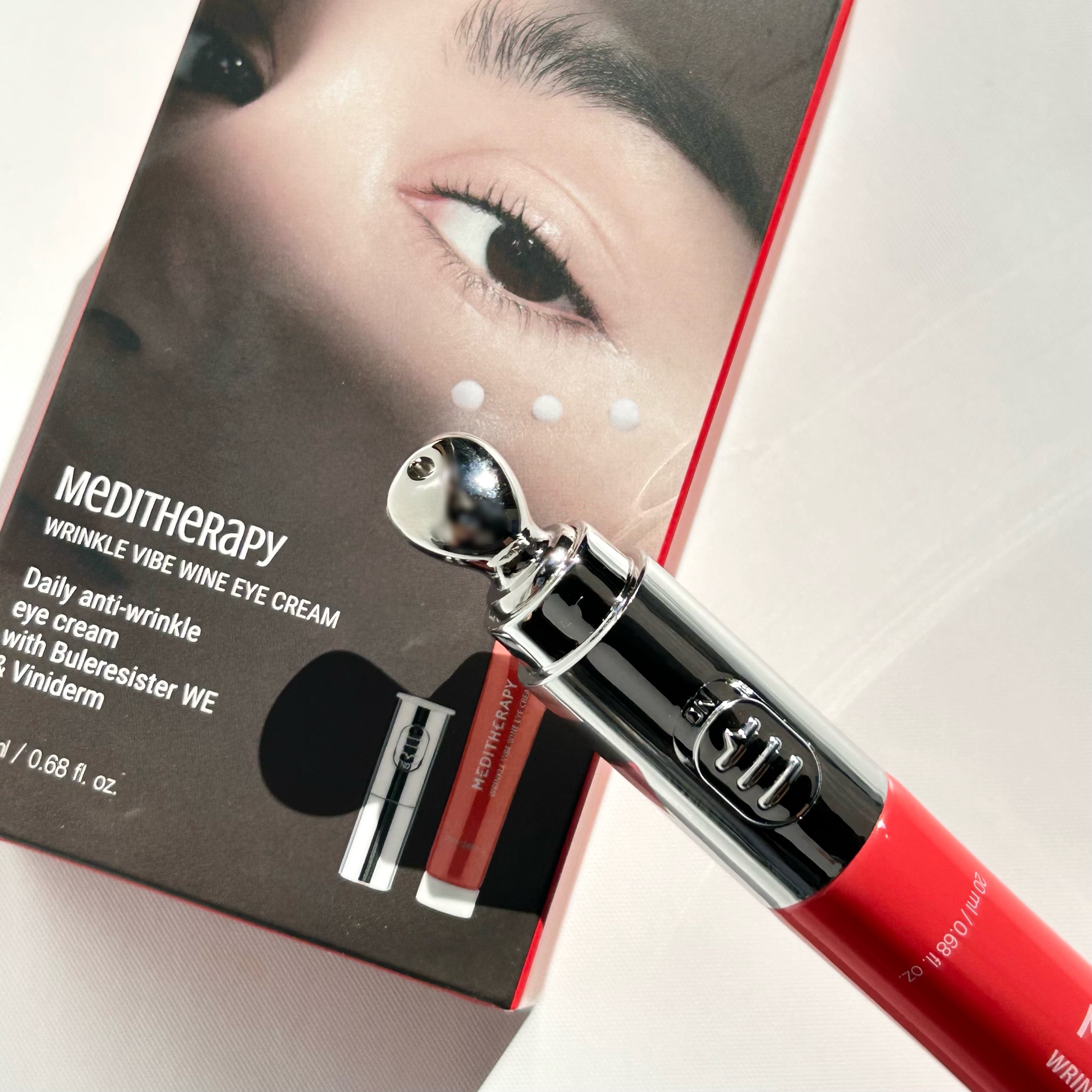 リンクルバイブワインアイクリーム/MEDITHERAPY/アイケア・アイクリームを使ったクチコミ（3枚目）
