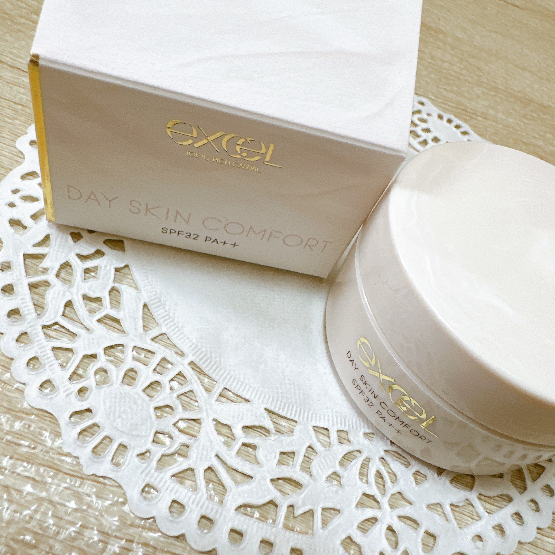 デイスキンコンフォート/excel/フェイスクリームを使ったクチコミ（2枚目）