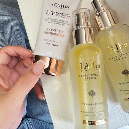 ウォータフルトーンアップサンクリーム/ダルバ/日焼け止めクリームを使ったクチコミ(2枚目)