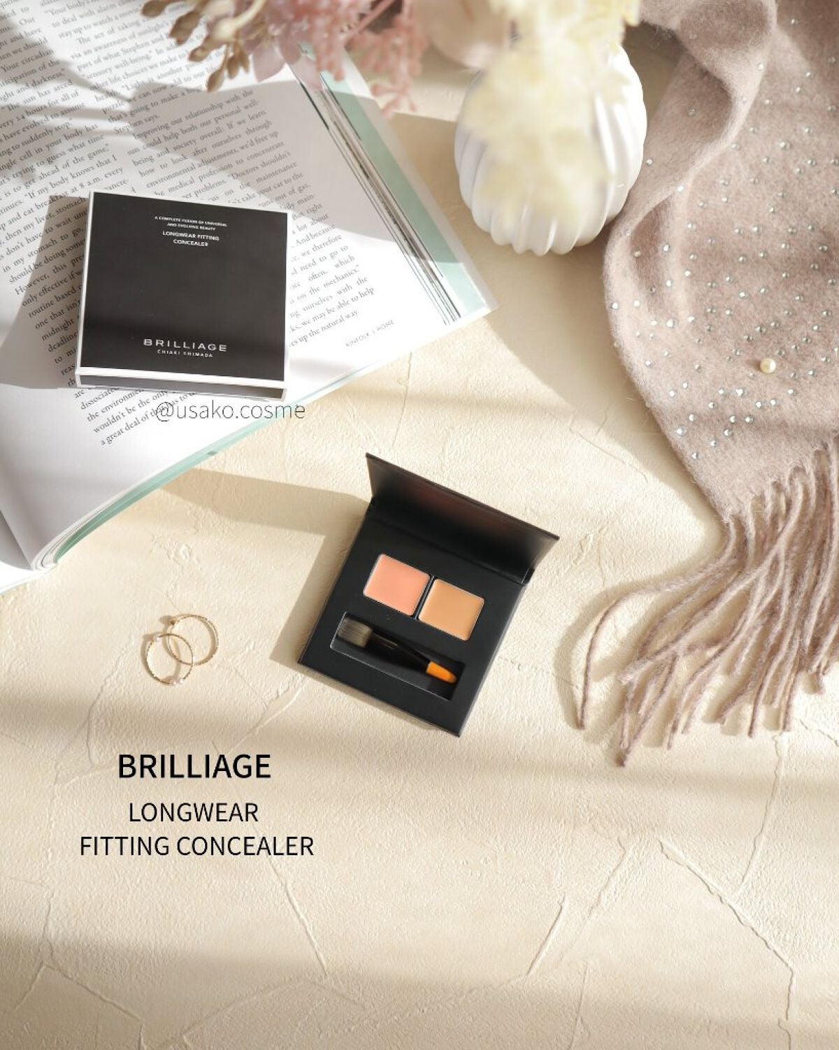 ロングウェア フィッティング コンシーラー/ブリリアージュ/パレットコンシーラーを使ったクチコミ(1枚目)