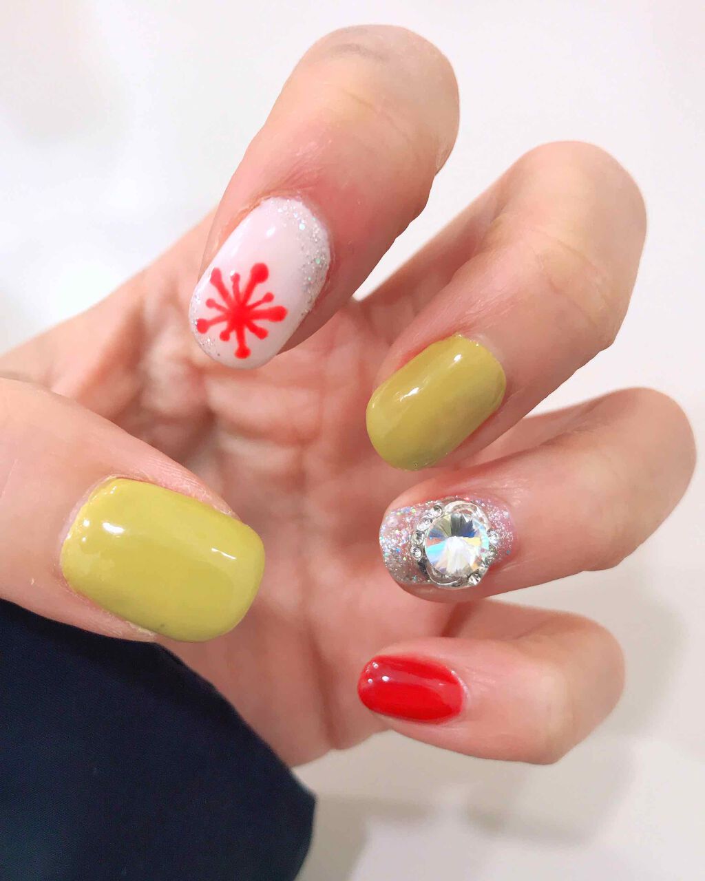 ネイルシール/セリア/ネイルシールを使ったクチコミ(3枚目)