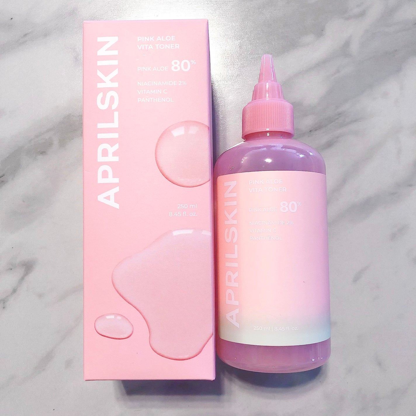 ピンクアロエビタトナー/APRILSKIN/化粧水を使ったクチコミ(1枚目)