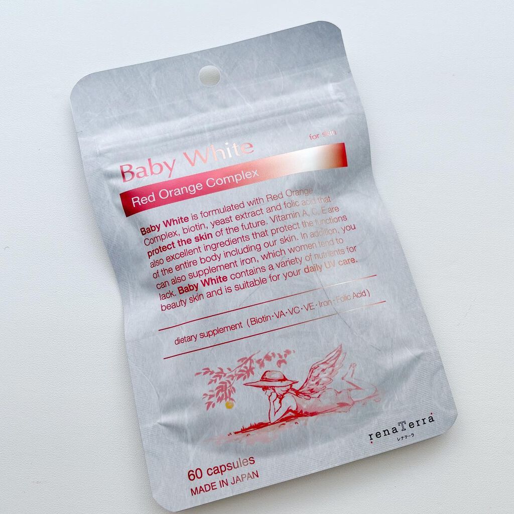 Baby White 60粒/renaTerra/美容サプリメントを使ったクチコミ(2枚目)