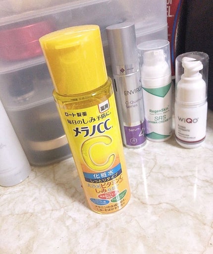 薬用しみ対策 美白化粧水 しっとりタイプ/メラノCC/化粧水を使ったクチコミ(1枚目)