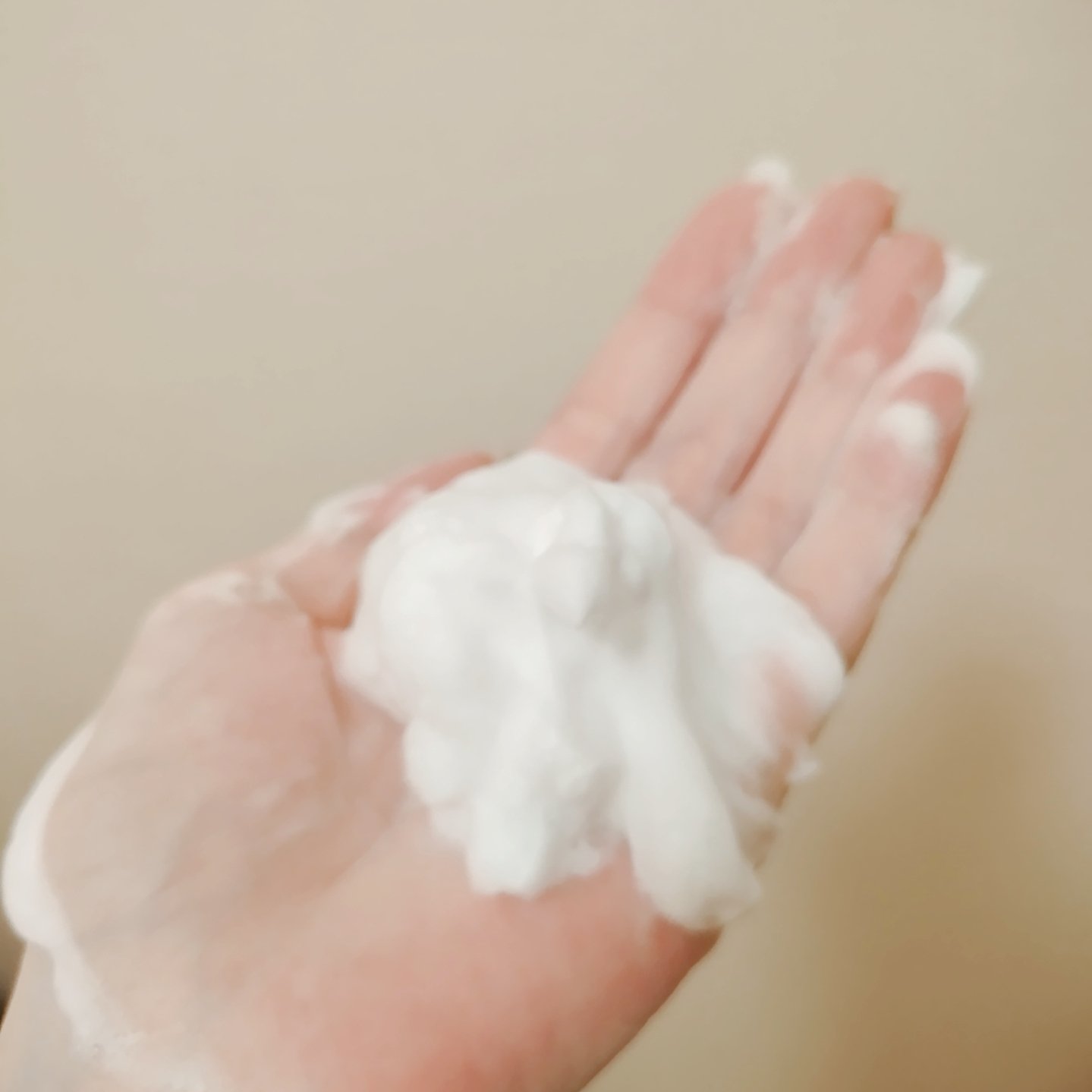 マイクロフォーム クレンザー(夜用洗顔)/LAGOM /クレンジングクリームを使ったクチコミ（2枚目）