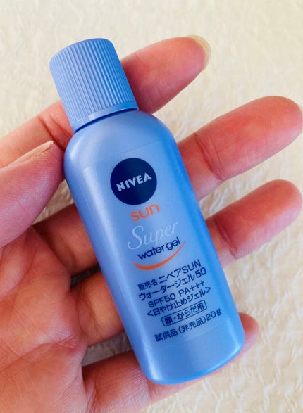 ニベアUV ウォータージェル SPF50/ニベア/日焼け止めジェルを使ったクチコミ(1枚目)