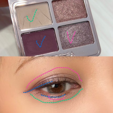 アニマルアイシャドウ(4シェード)/ZEESEA/アイシャドウパレットを使ったクチコミ(5枚目)