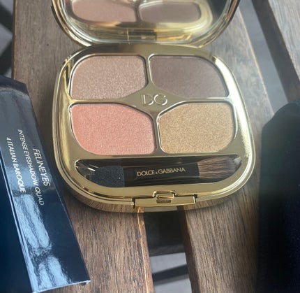 フェリンアイズ インテンスアイシャドウ クアッド/DOLCE&GABBANA BEAUTY/アイシャドウパレットを使ったクチコミ(1枚目)