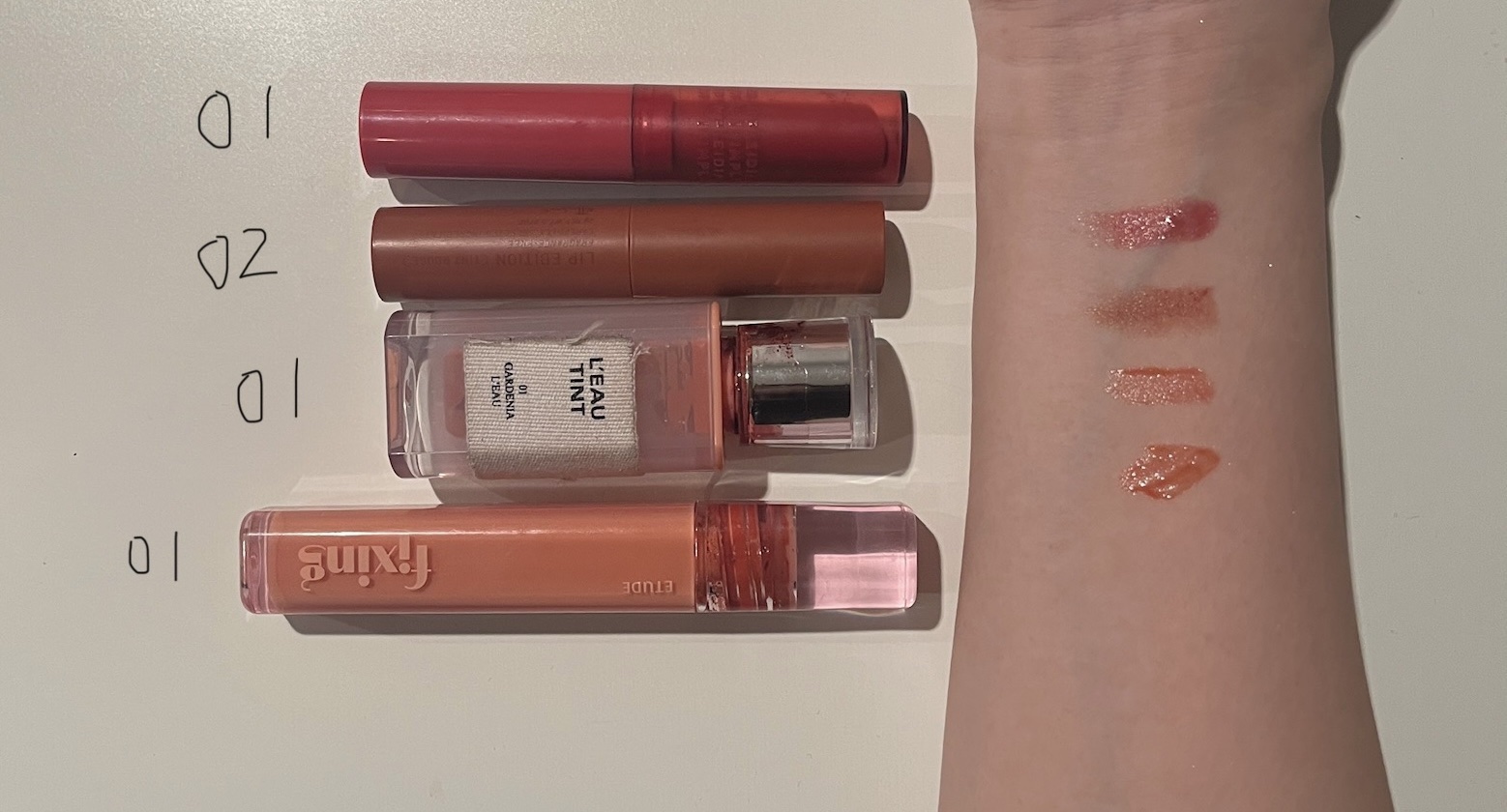 グロウ フィクシングティント/ETUDE/リップティントを使ったクチコミ（1枚目）