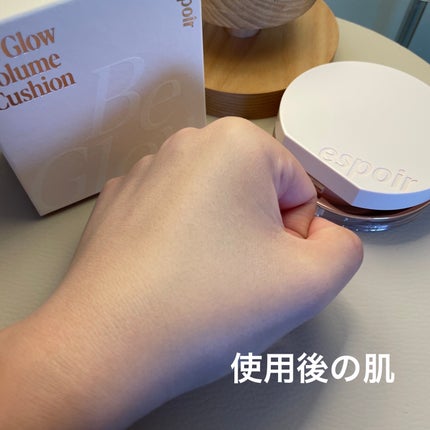 エスポア ビーグロー ボリュームクッション/espoir/クッションファンデーションを使ったクチコミ(4枚目)