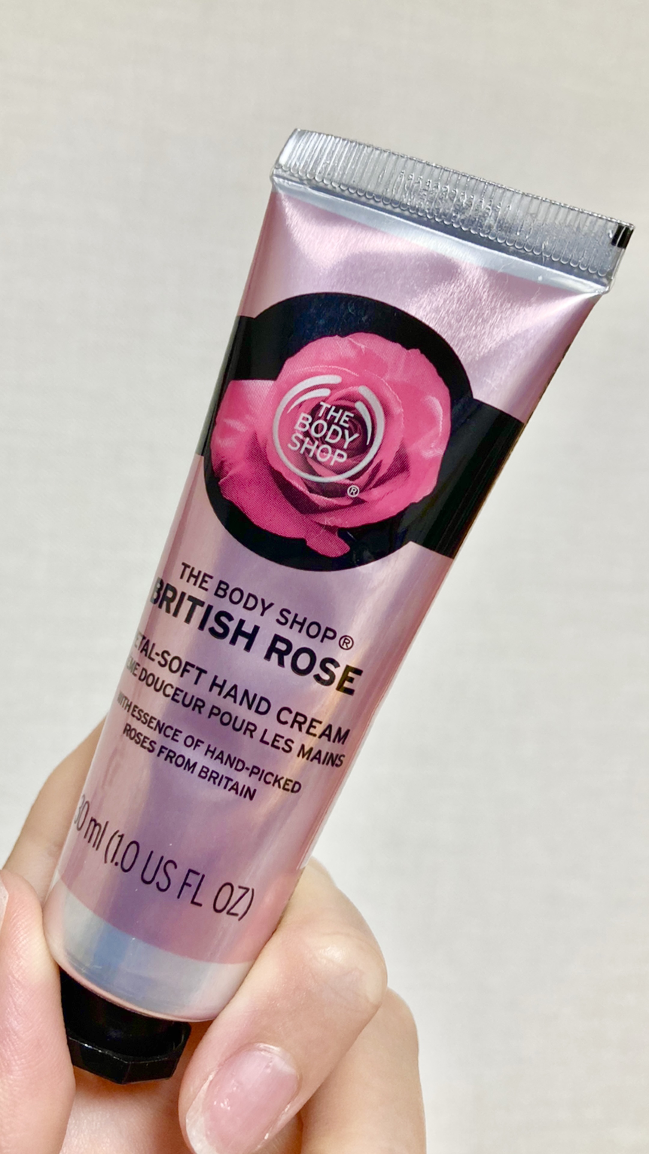 ハンドクリーム ブリティッシュローズ/THE BODY SHOP/ハンドクリームを使ったクチコミ（1枚目）