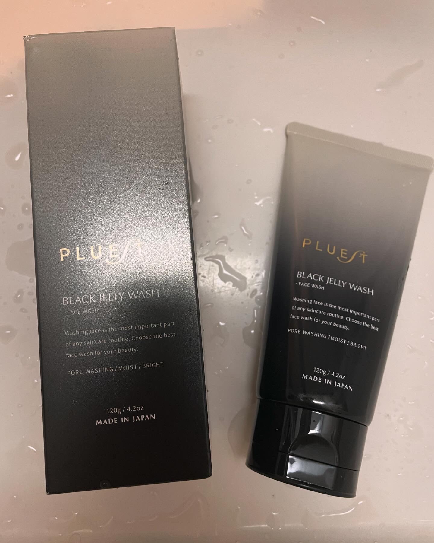 BLACK JELLY WASH（ブラックジェリーウォッシュ）/PLUEST/その他洗顔料を使ったクチコミ（1枚目）