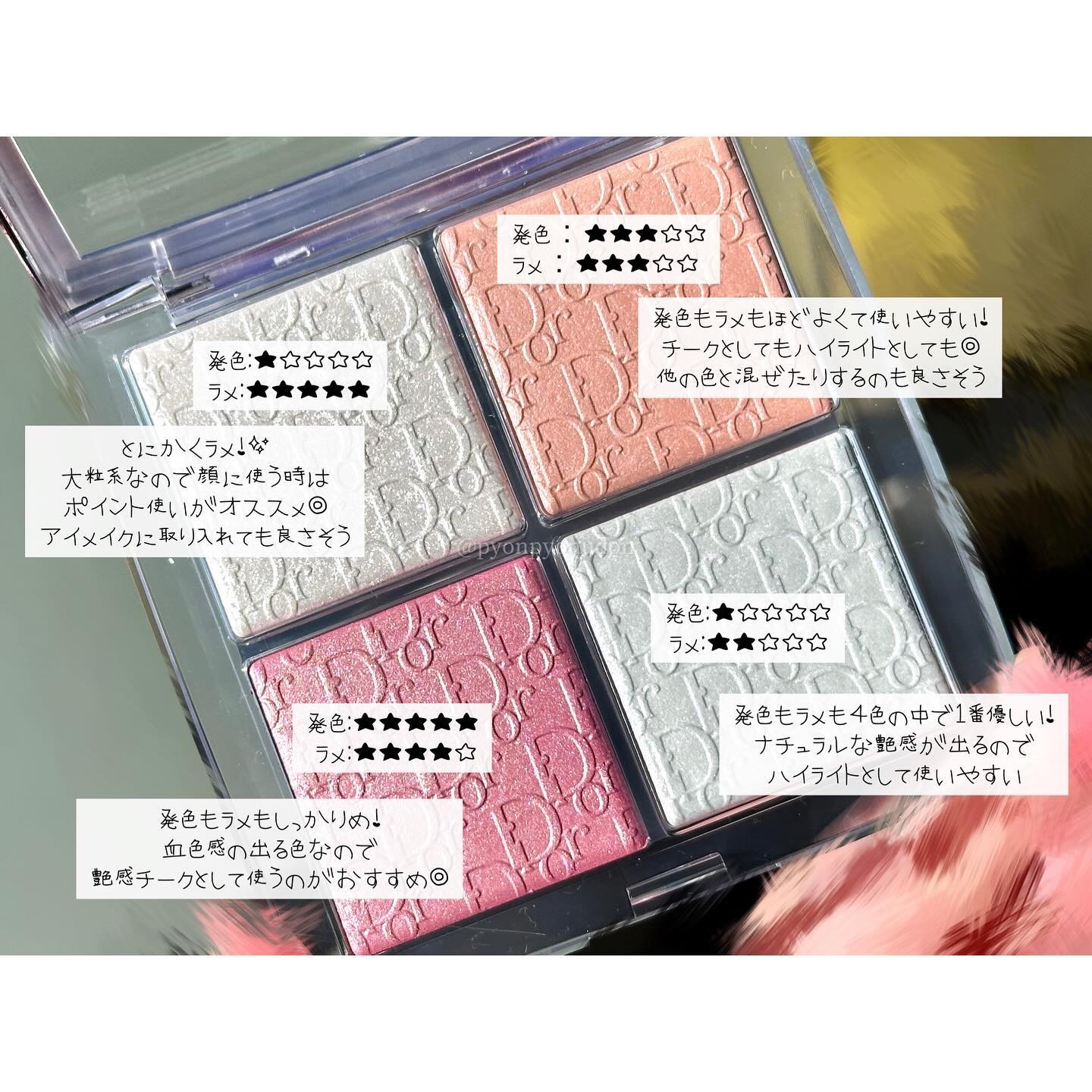 006 セレスティアルグロウ ディオール バックステージ フェイスグロウパレット ディオール バックステージ フェイスパレット006 セレスティアルグロウ