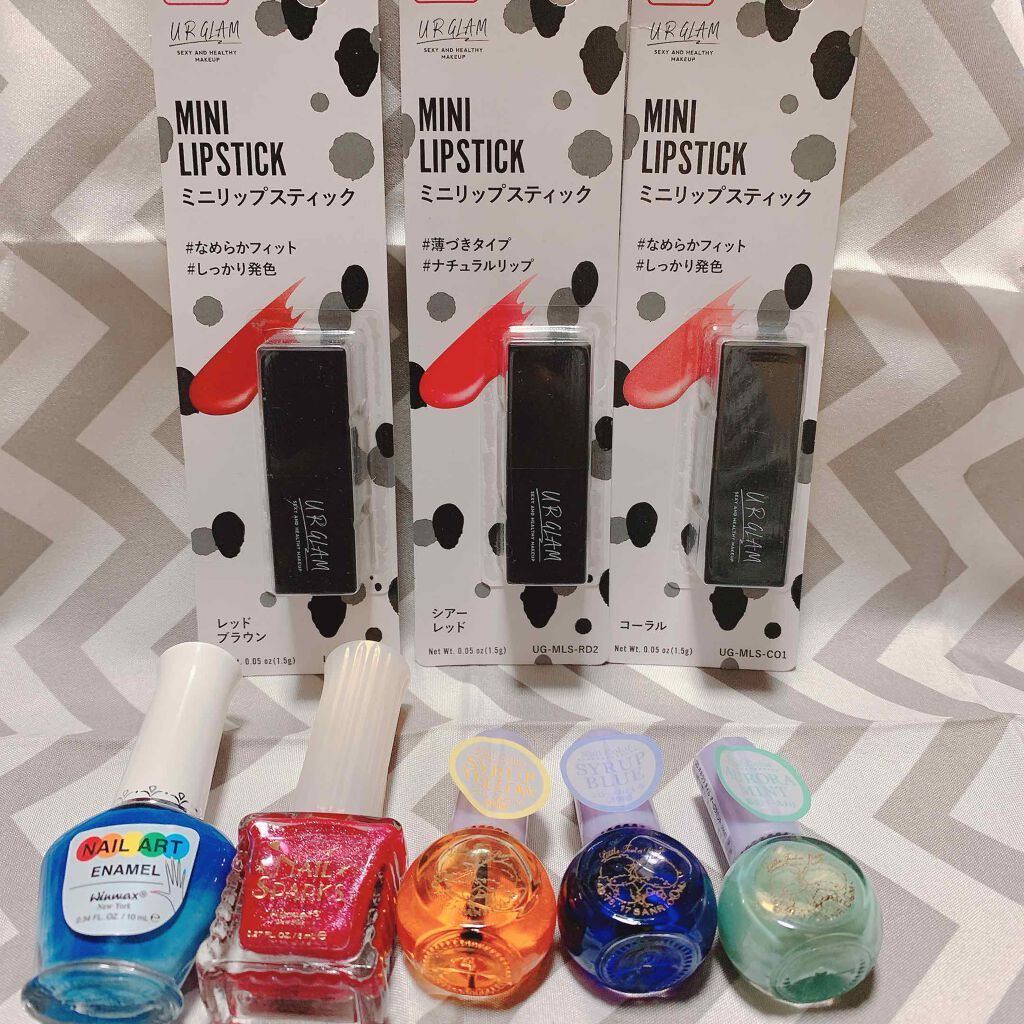 UR GLAM     MINI LIPSTICK/U R GLAM/口紅を使ったクチコミ（1枚目）