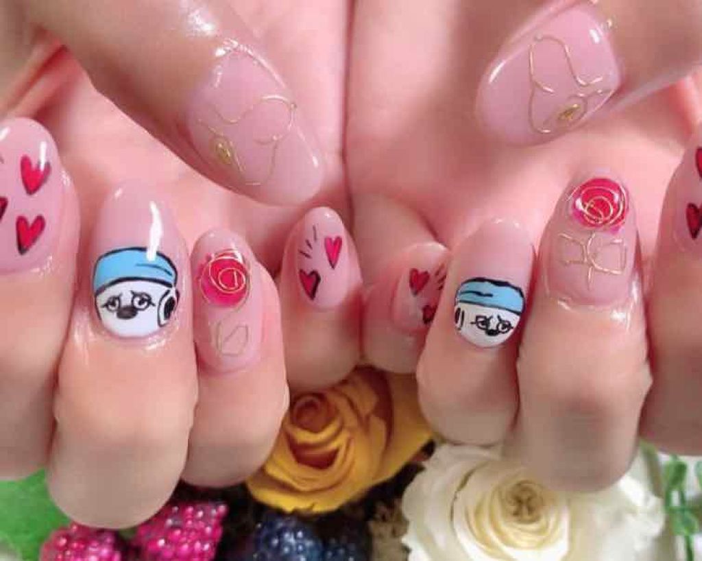 えりりりりり。 on LIPS 「〜〜今月のNEWNAIL💅💞〜〜最近はたくさんのいいねや、フォ..」(1枚目)