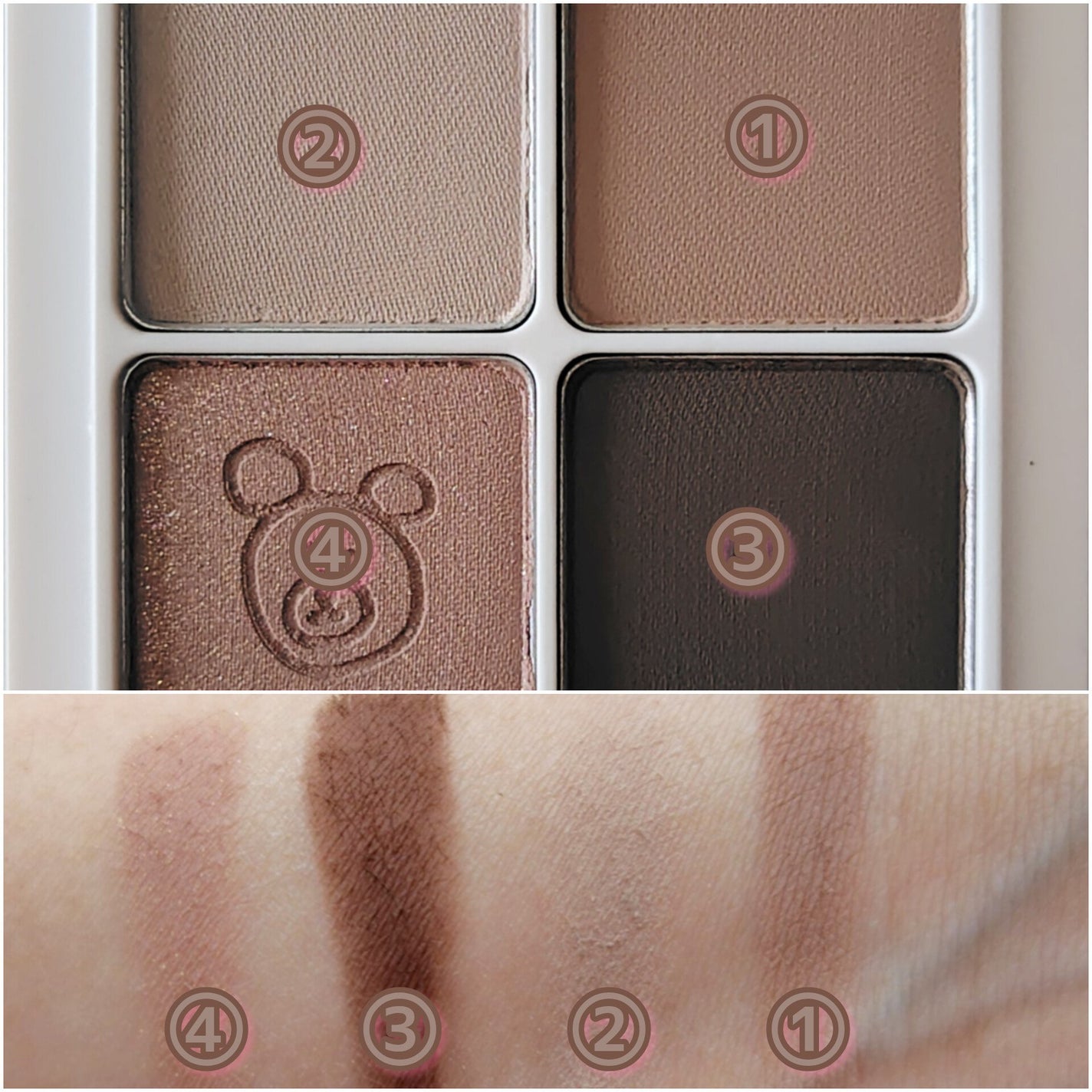 ベターザンアイズ/rom&nd/アイシャドウパレットを使ったクチコミ(3枚目)