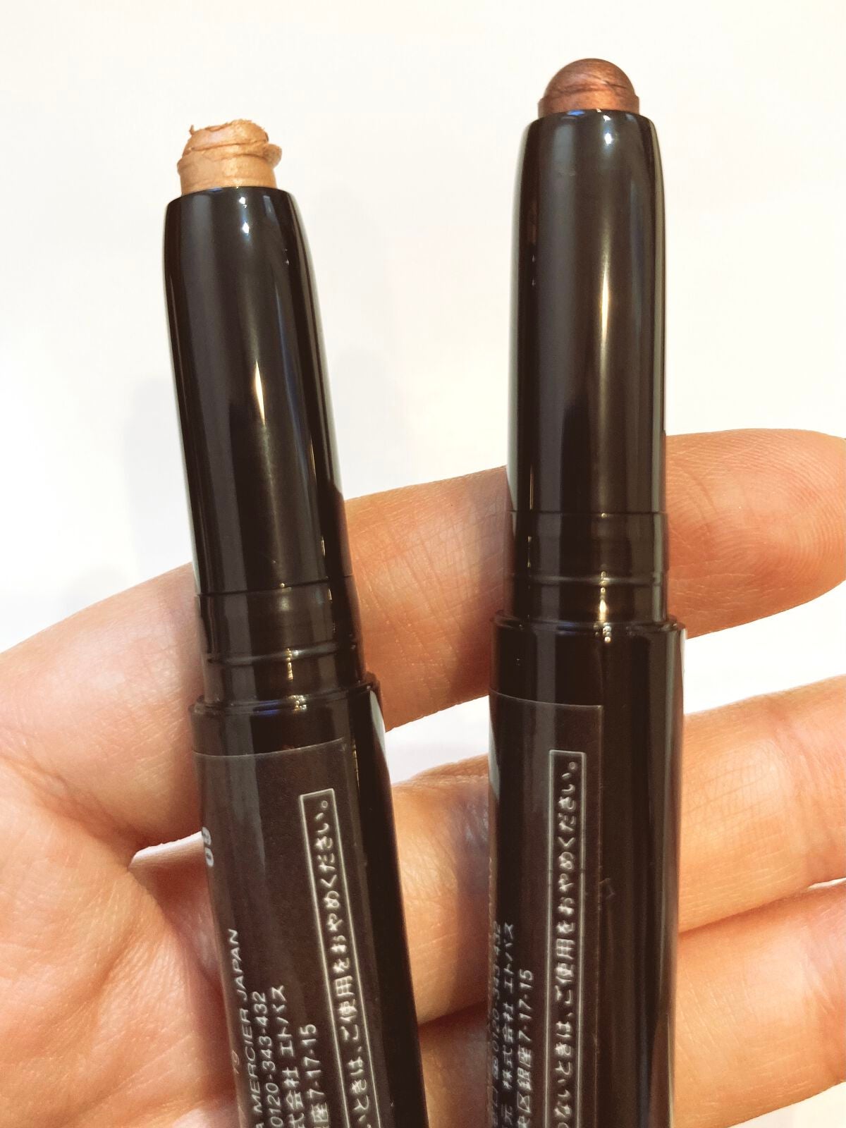 ミニ キャビアスティック デュエット/ローラ メルシエ/メイクアップキットを使ったクチコミ(2枚目)