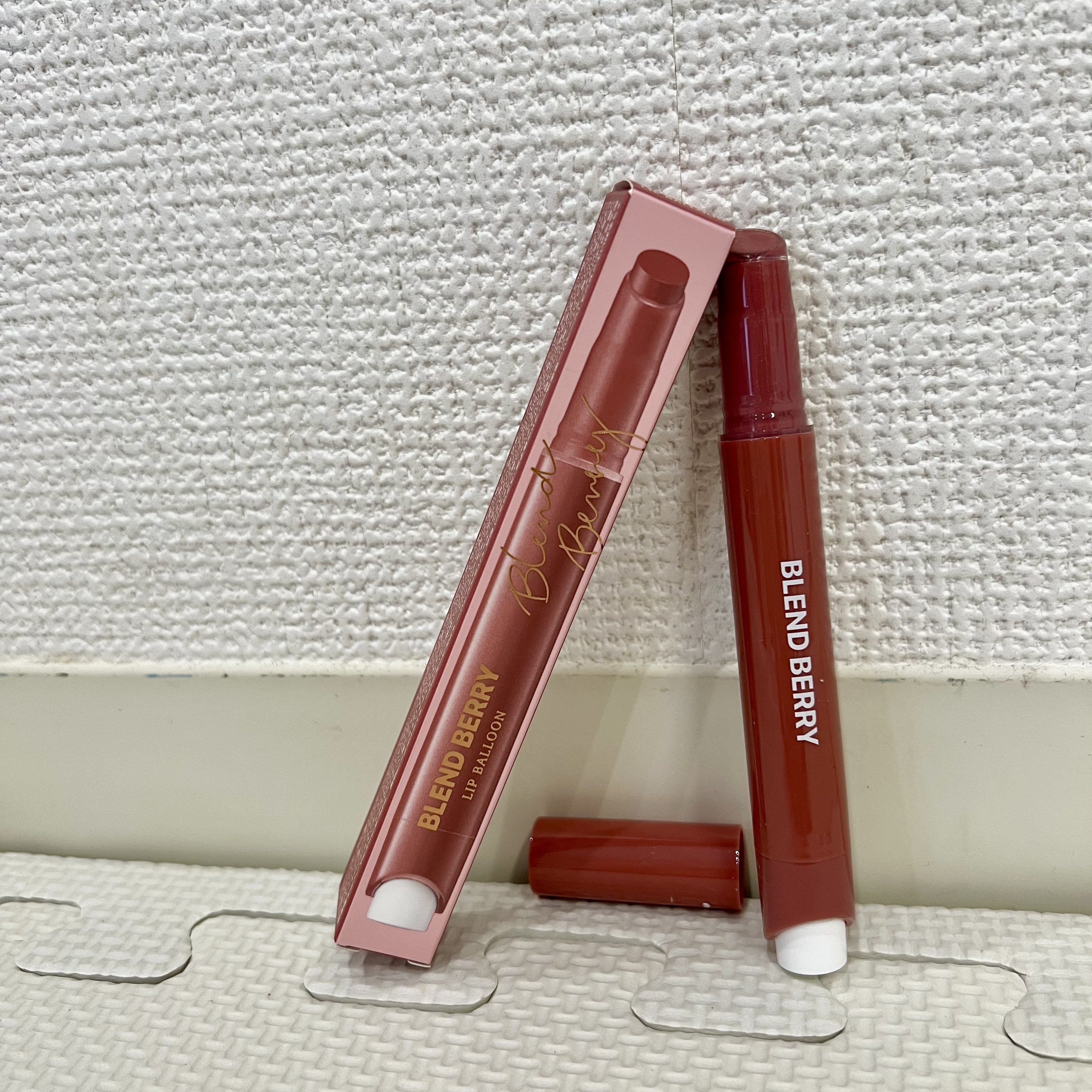 ブレンドベリー リップバルーン 003 うぶ恋マゼンタ/BLEND BERRY/口紅を使ったクチコミ（2枚目）