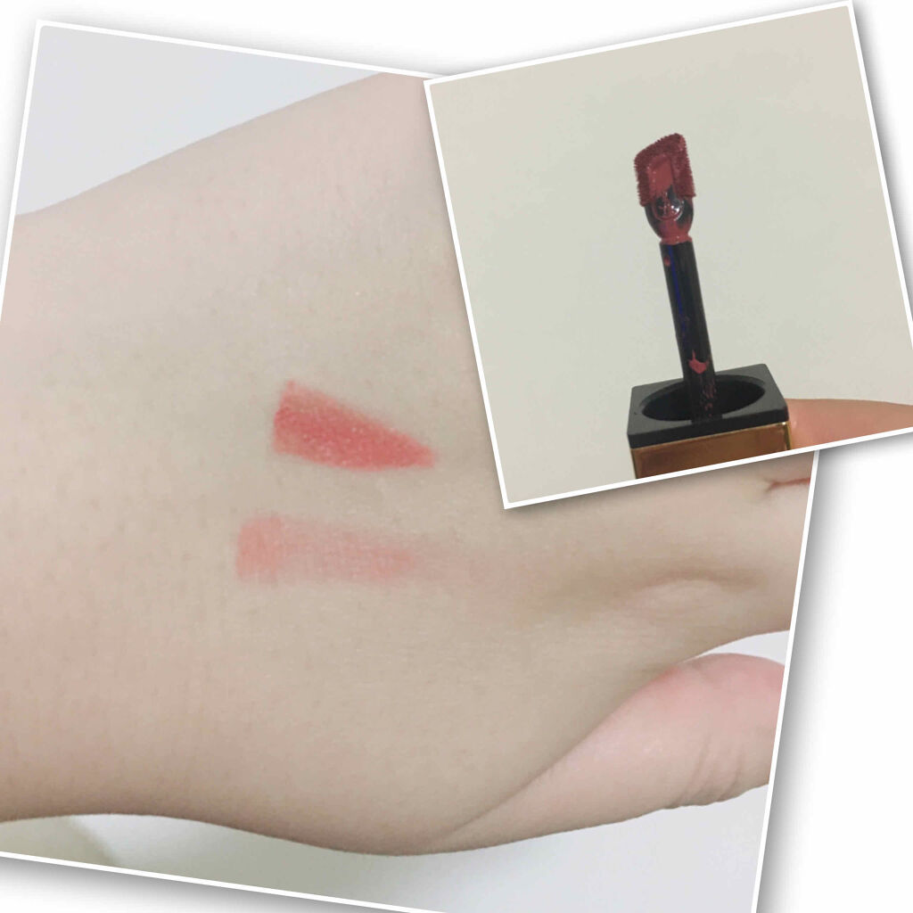 タトワージュ クチュール No.16 ヌードエンブレム/YVES SAINT LAURENT BEAUTE/口紅を使ったクチコミ（2枚目）