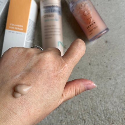ハリケアコラーゲンサンセラム/VELY VELY/日焼け止めジェルを使ったクチコミ(5枚目)