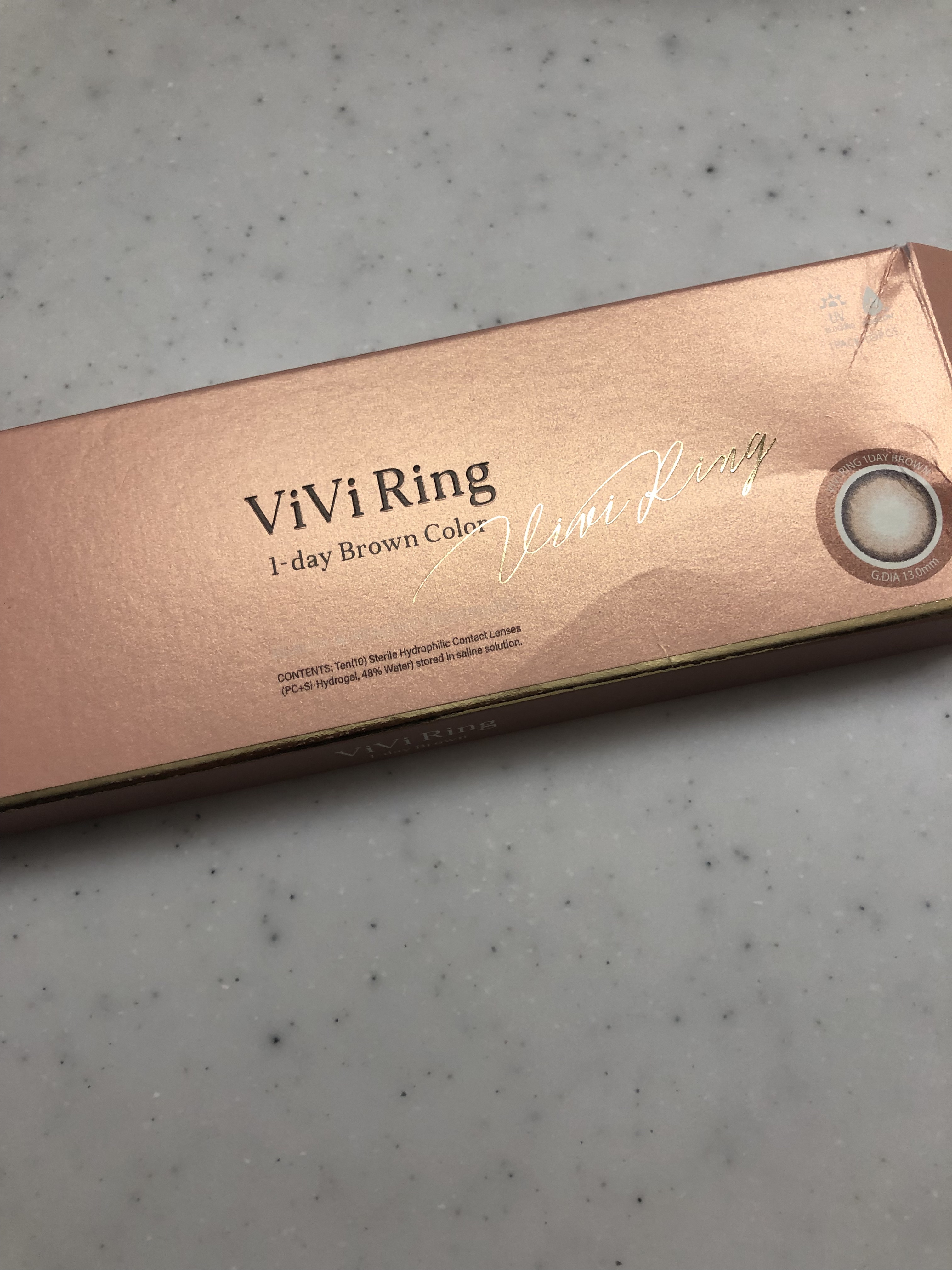 ViVi Ring 1day/OLENS/ワンデー（１DAY）カラコンを使ったクチコミ（1枚目）