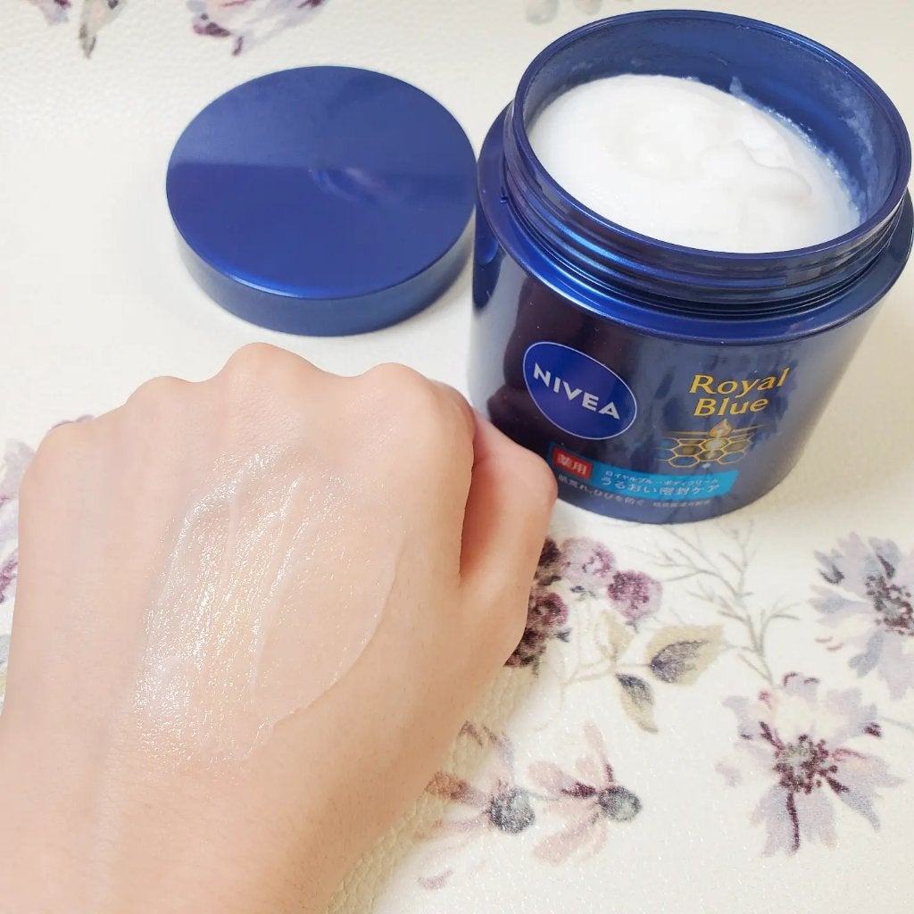 ニベア ロイヤルブルーボディクリーム うるおい密封ケア/ニベア/ボディクリームを使ったクチコミ(4枚目)