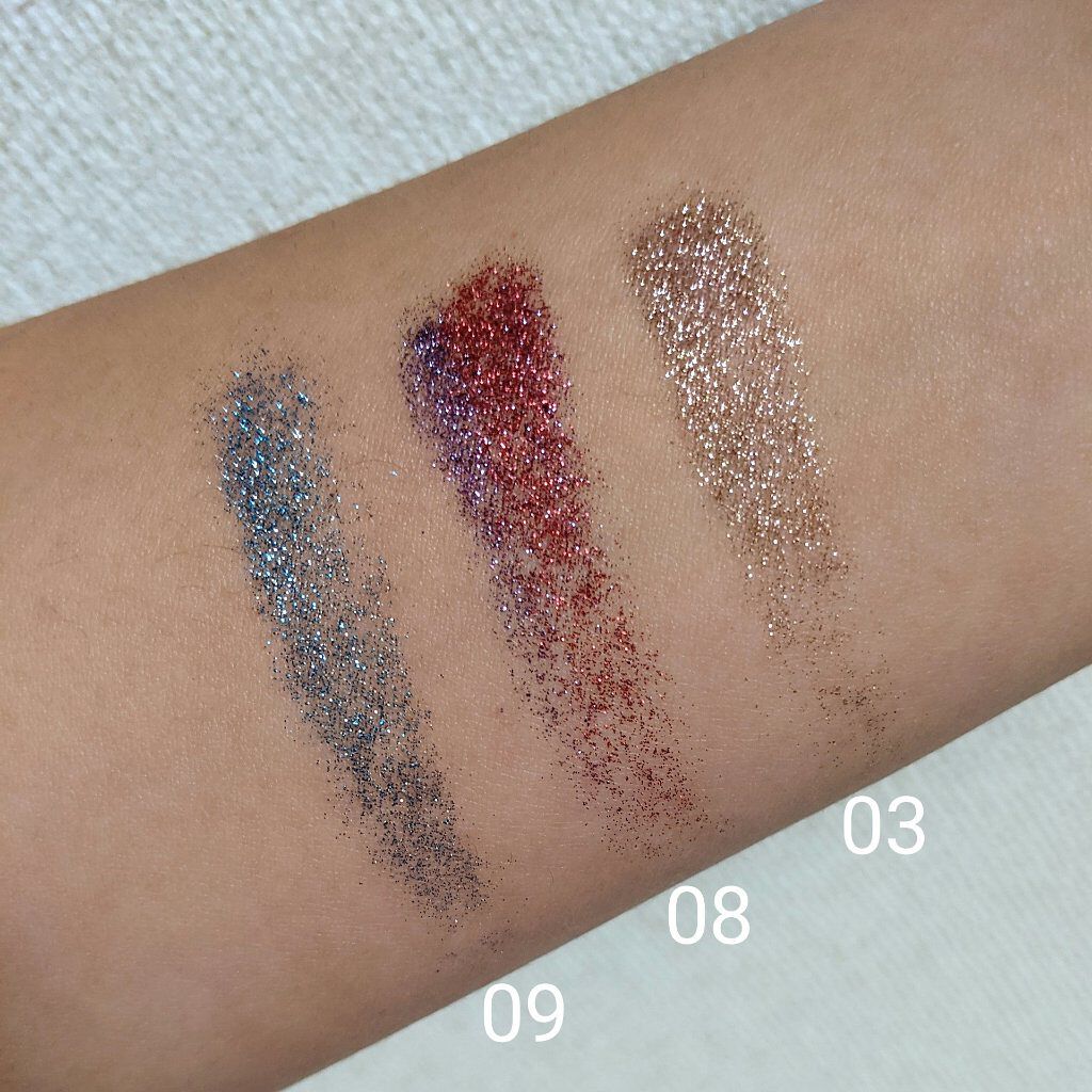 URGLAM　SPARKLE EYESHADOW/U R GLAM/単色アイシャドウを使ったクチコミ（3枚目）