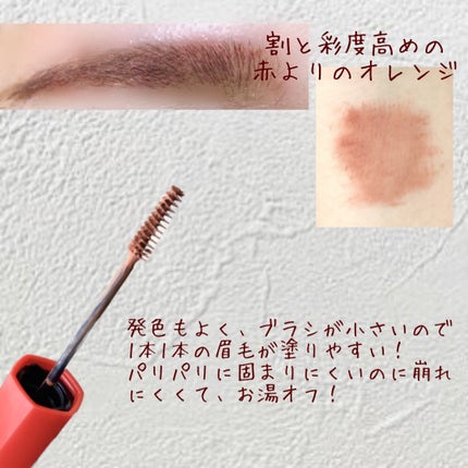 フィルム眉カラー/デジャヴュ/眉マスカラを使ったクチコミ(2枚目)