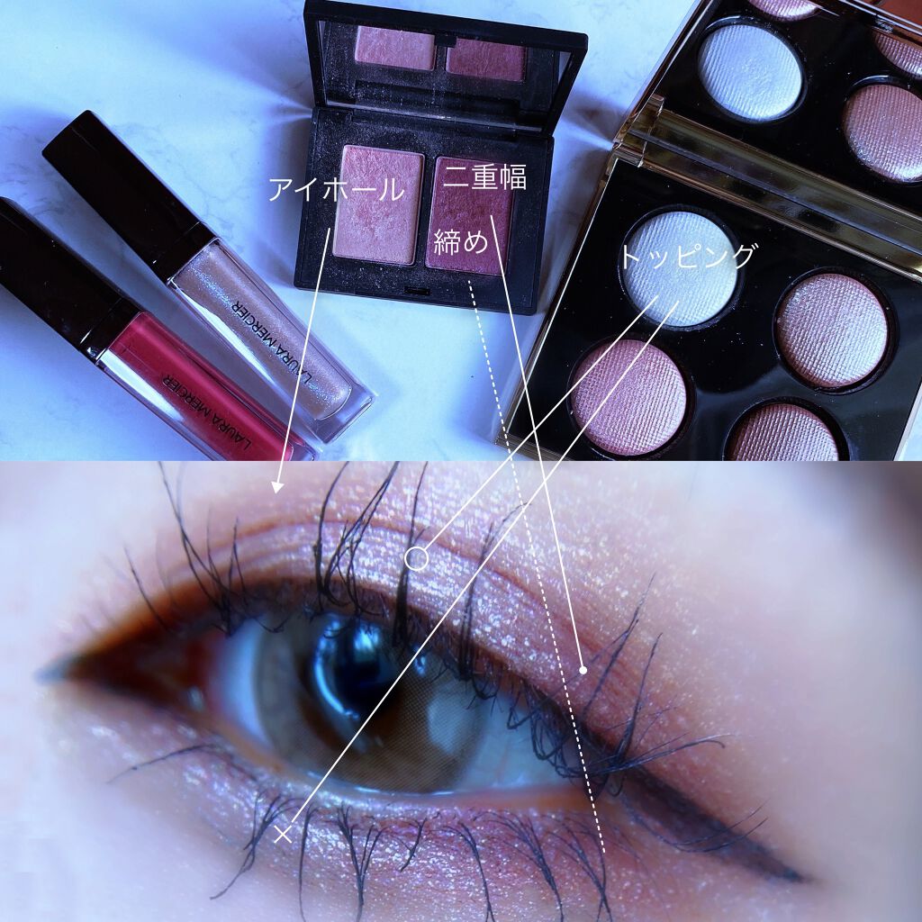 ピンク グロウ リュクス アイシャドウ パレット/BOBBI BROWN/アイシャドウパレットを使ったクチコミ（3枚目）