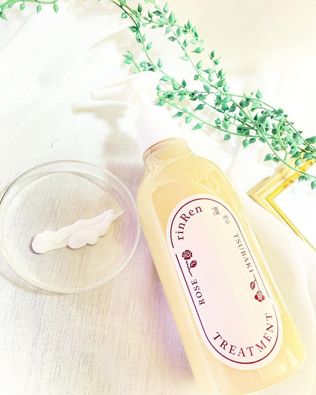 シャンプー/トリートメント ローズ&ツバキ/rinRen(凛恋)/市販シャンプーを使ったクチコミ(3枚目)