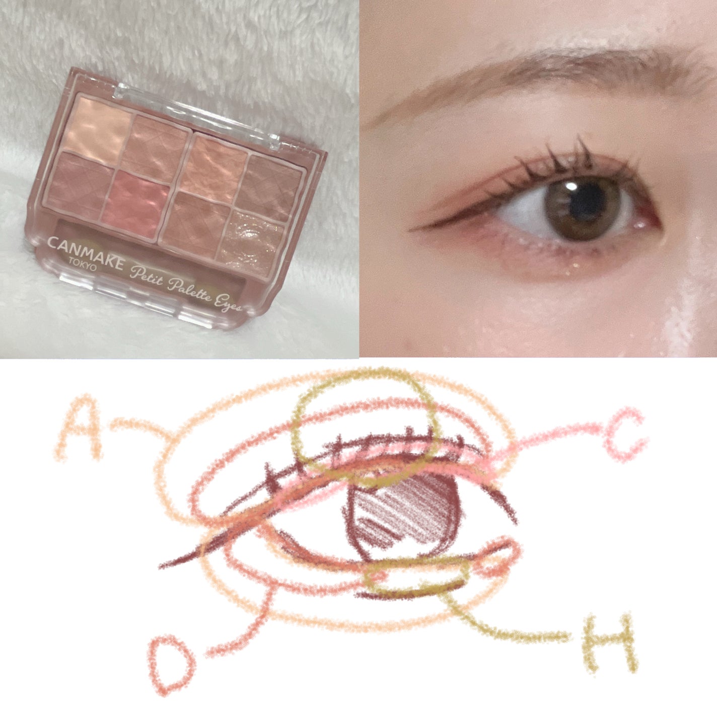 プティパレットアイズ(マットタイプ)/キャンメイク/パウダーアイシャドウを使ったクチコミ(3枚目)