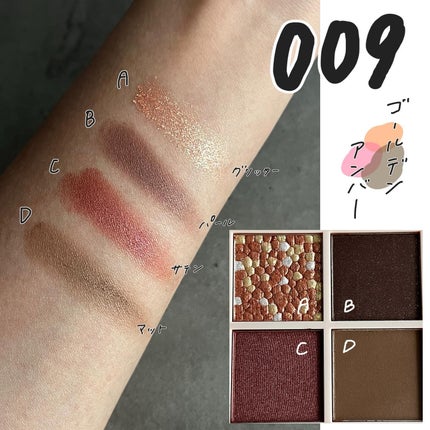 レブロン ダズル アイシャドウ クアッド/REVLON/アイシャドウパレットを使ったクチコミ(2枚目)