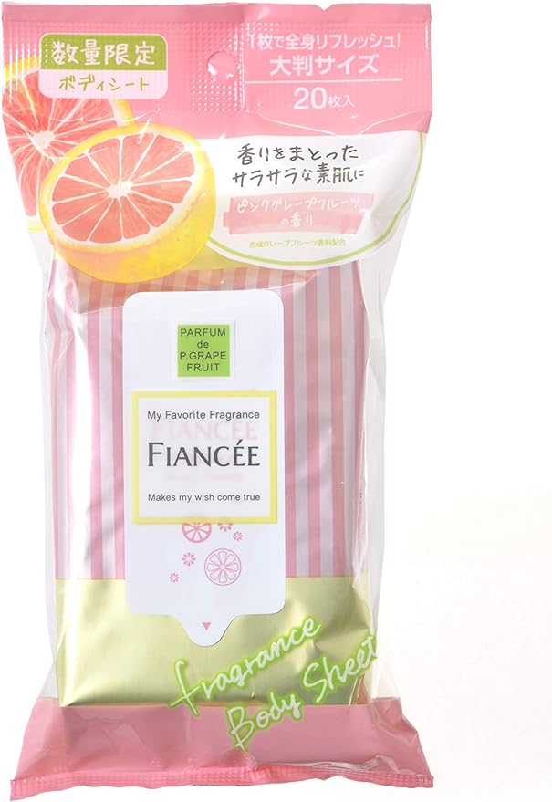 フィアンセ フレグランスボディシート ピンクグレープフルーツの香り