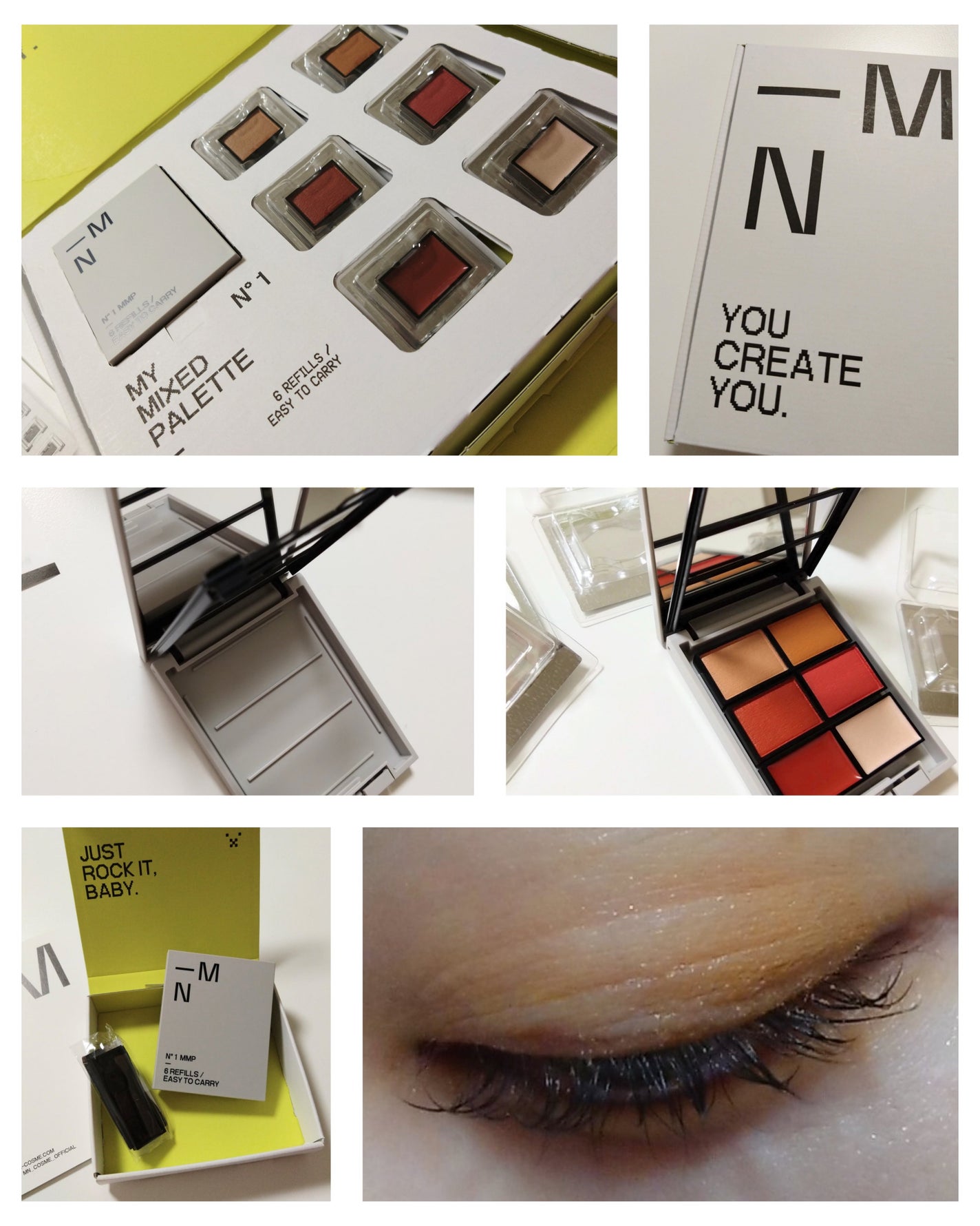 MY MIXED PALETTE 6色カスタムパレット/MN/マルチパレットを使ったクチコミ(1枚目)