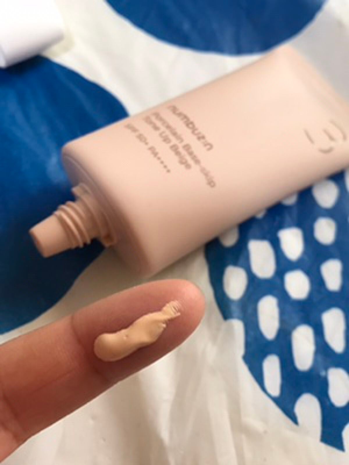 3番 ノーファンデ陶器肌トーンアップクリーム/numbuzin/化粧下地を使ったクチコミ(3枚目)